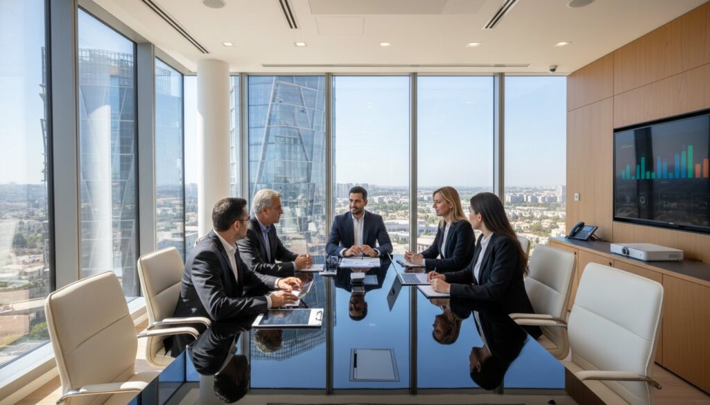 חדר ישיבות להשכרה בפתח תקווה: המדריך המלא לסגירת עסקה במתחם בסר סיטי (2026)