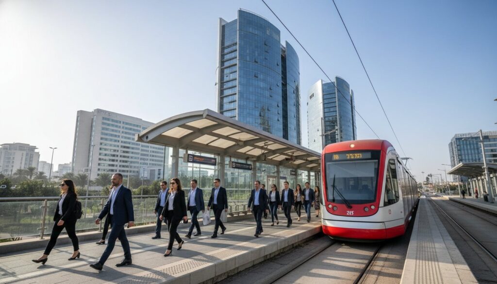 משרד נגיש לתחבורה ציבורית בפתח תקווה: המדריך לבחירת מיקום מנצח ב-2026